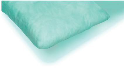 Poszewka na poduszkę, włóknina PP 20g, 70 x 80 cm, zielona - 10 szt.