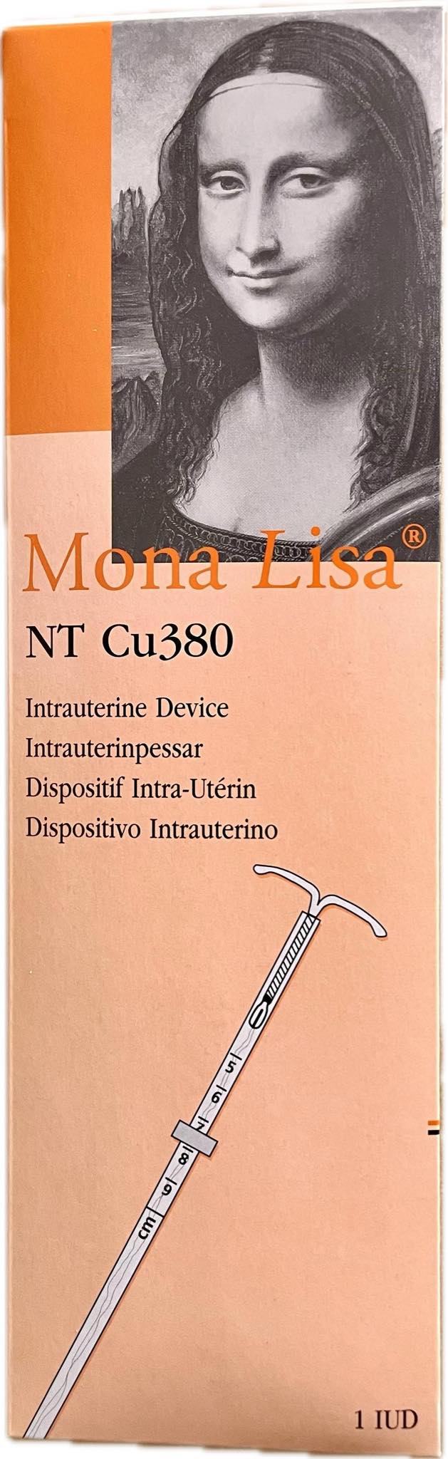 Wkładka wewnątrzmaciczna Mona Lisa NT Cu380  z miedzą NORMAL