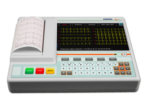 Aparat EKG Elektrokardiograf AsCARD Orange v.07.105