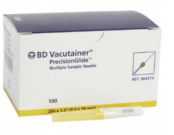 Igła systemowa BD Vacutainer 22G 0,7x38 PRECISION GLIDE, op. 100 szt 