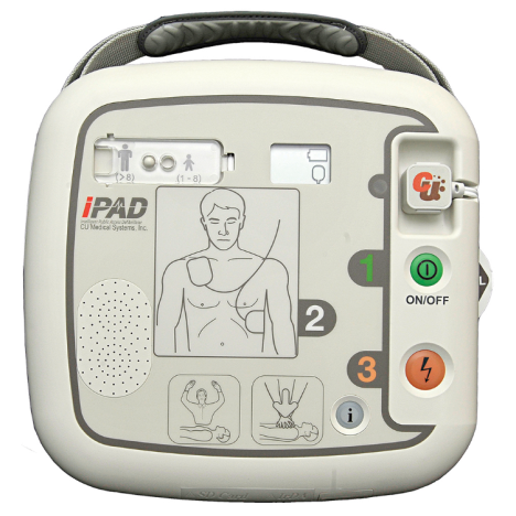 Defibrylator ratunkowy AED CU Medical iPAD SP1 - półautomatyczny
