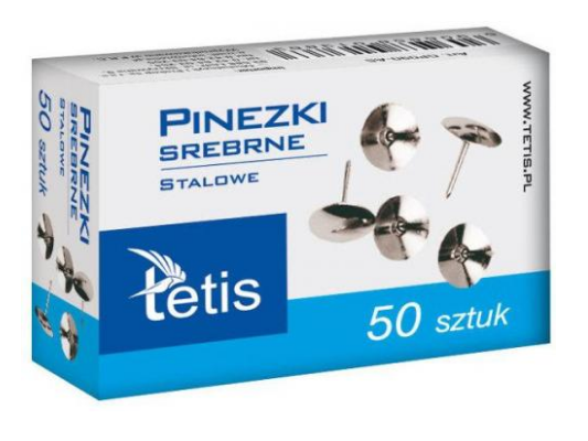 Pinezki 50 szt., Tetis