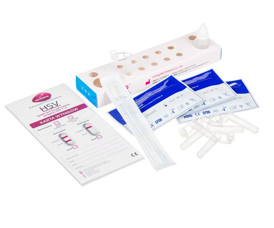 HSV Szybki test do wykrywania antygenu Herpes Simplex Virus 1 i 2, 20 szt.