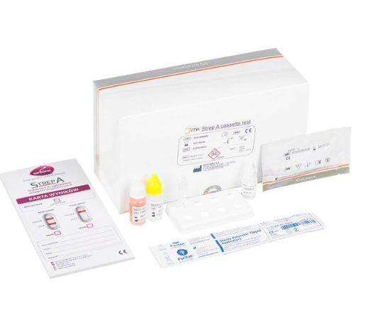 Strep A Test płytkowy do wykrywania streptococcus z grupy A, 20 szt.