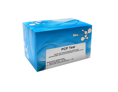 Bioline PCP Test, test płytkowy, czułość 25ng/ml, 10 szt/opk.