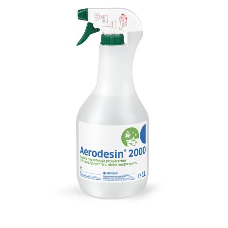 Aerodesin 2000 płyn do dezynfekcji butelka 1 litr ze spryskiwaczem