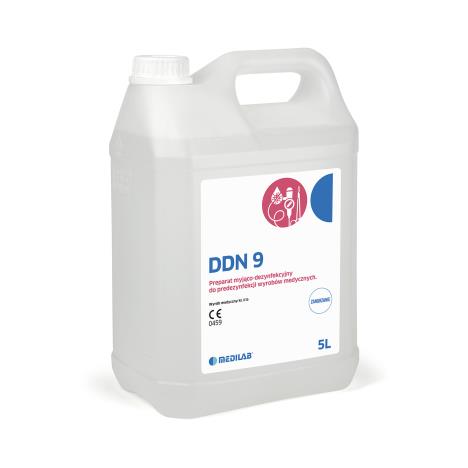 DDN 9 - preparat do manualnej dezynfekcji i mycia narzędzi i endoskopów, 5L