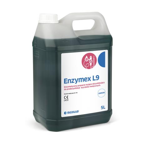 Enzymex L9 - do manualnej dezynfekcji i mycia narzędzi i endoskopów, 5L