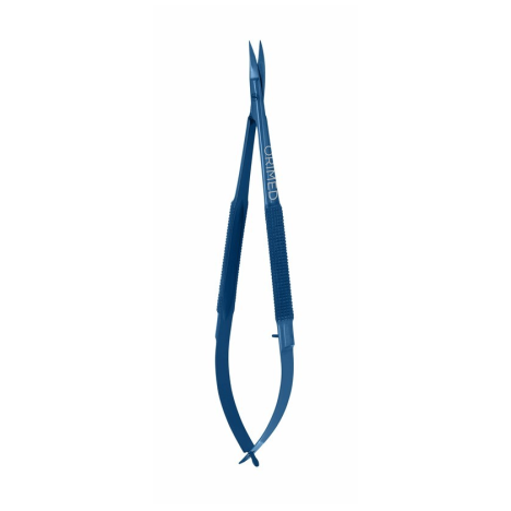 Nożyczki tytanowe mikrochirurgiczne WESTCOTT, wygięte dł. 14,5 cm - 1 szt.
