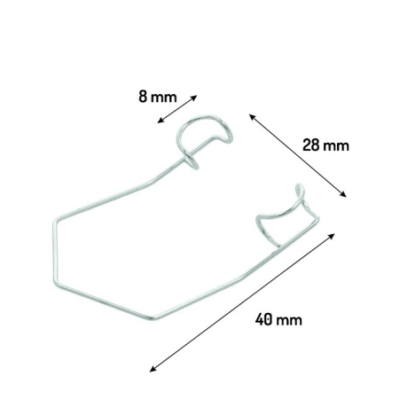 Rozwieracz do powiek BARRAQUER wym. 8x28x40mm - 1 szt. 