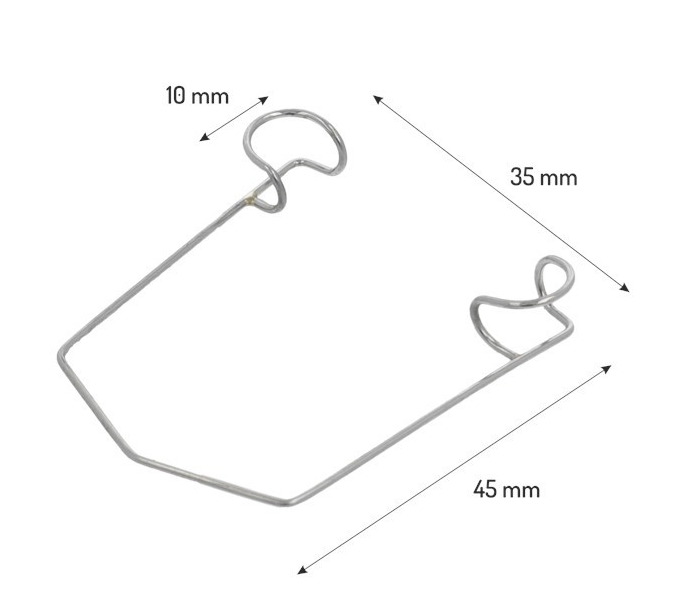 Rozwieracz do powiek BARRAQUER wym.10x35x45mm - 1 szt. 