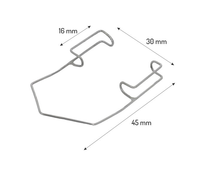 Rozwieracz do powiek BARRAQUER wym. 16x30x45mm - 1 szt. 