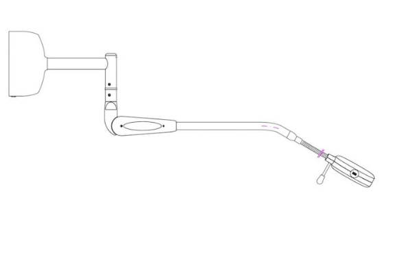 Lampa diagnostyczna sufitowa SOLIS 30 C