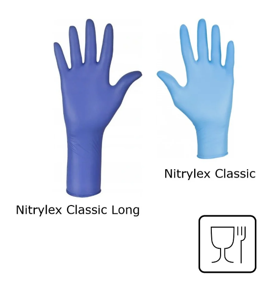 NITRYLEX Classic LONG, rozm. XL, 100 szt.