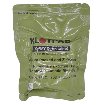 Opatrunek hemostatyczny KLOTPAD Z-Fold 7,5x3,7