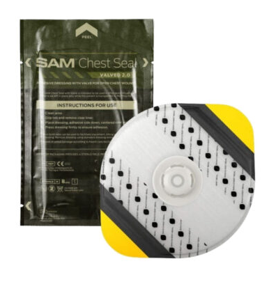 Opatrunek wentylowy SAM Chest Seal Valved 2.0