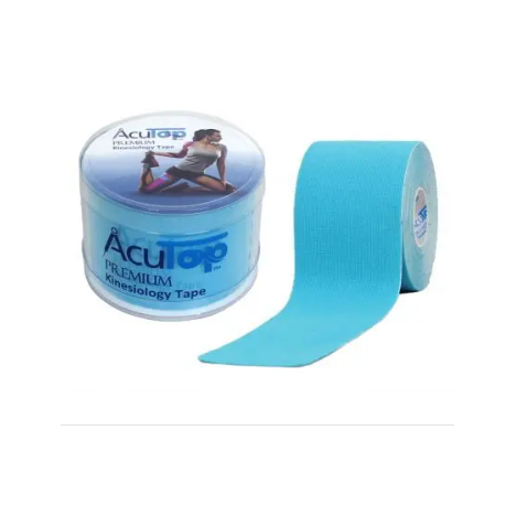 Taśma do tapingu AcuTop Premium  5cm x 5m - niebieska