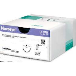 Novosyn®1/2 koła 3/0 (2) HRC48, 90 cm-fioletowy-wchłan. -36 szt.
