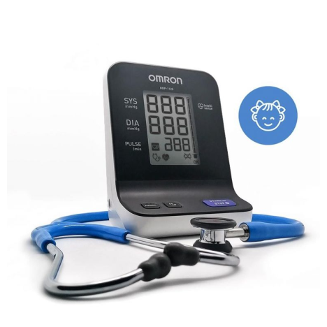 Pediatryczny zestaw do pomiaru ciśnienia krwi ze stetoskopem OMRON