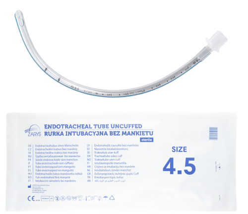 Rurka intubacyjna bez mankietu 4.5 mm