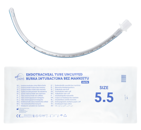  Rurka intubacyjna bez mankietu 5.5 mm