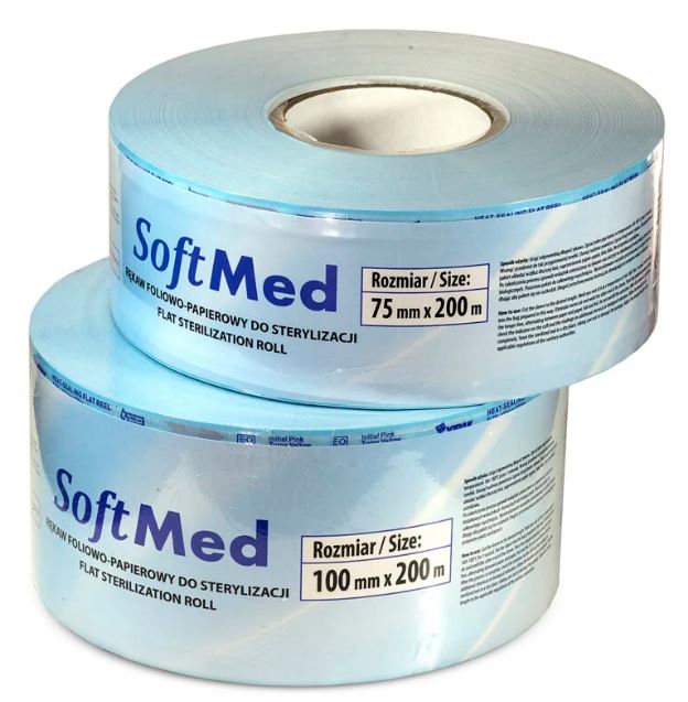 Rękaw do sterylizacji SoftMed 200m x 15cm