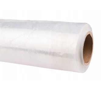 Folia stretch, szer. 25 cm, transparentna, elastyczna, 1 rolka 
