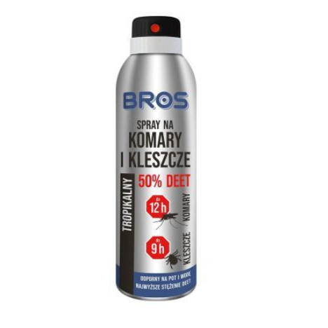 BROS na komary i kleszcze 50% DEET - 90 ml