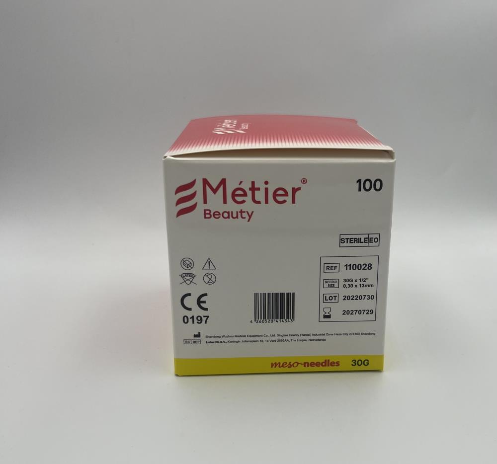 Igły do mezoterapii 0,26 x 6 mm , 31 G x 1/4 - 100 szt.