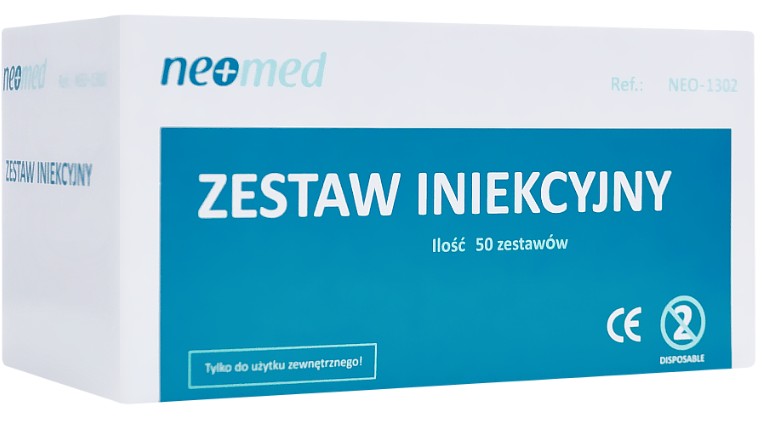  Gaziki do dezynfekcji zestaw iniekcyjny suche/mokre 6,5cmx3cm 