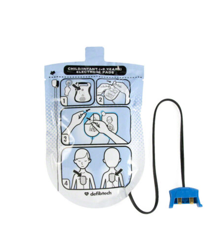 Elektrody dla dzieci do defibrylatora AED Defibtech Lifeline AED