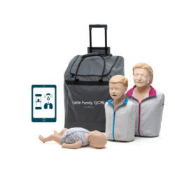 Zestaw, fantomy Laerdal Little Family QCPR + defibrylator szkoleniowy