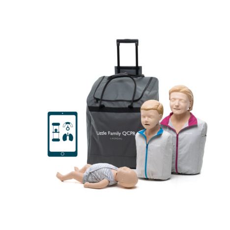 Zestaw, fantomy Laerdal Little Family QCPR + defibrylator szkoleniowy