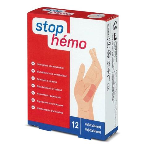 STOP HEMO plastry sterylne, op. 12 szt 