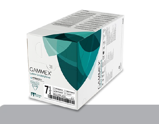 GAMMEX Latex Underglove Rękawice chirurgiczne PF, rozm. 6.0, op. 1 para