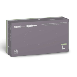 mediCARE nitrile Hydra+ o działaniu pielęgnacyjnym, Rozm. M, 100 szt.