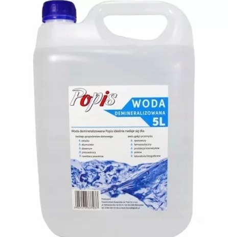 Woda demineralizowana 5l