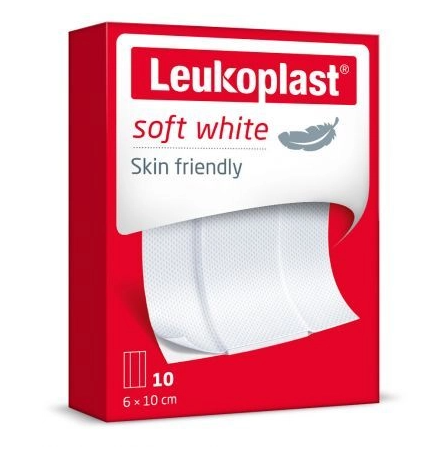 Plastry Leukoplast Soft White, 10 sztuk