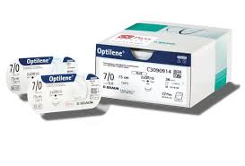OPTILENE 3/8 koła 4/0 (21,5) 75CM-niebieski DSMP16, 36 szt