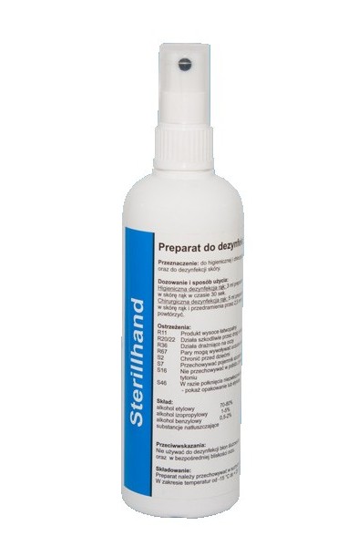 Sterillhand Płyn do dezynfekcji rąk z atomizerem - 100ml