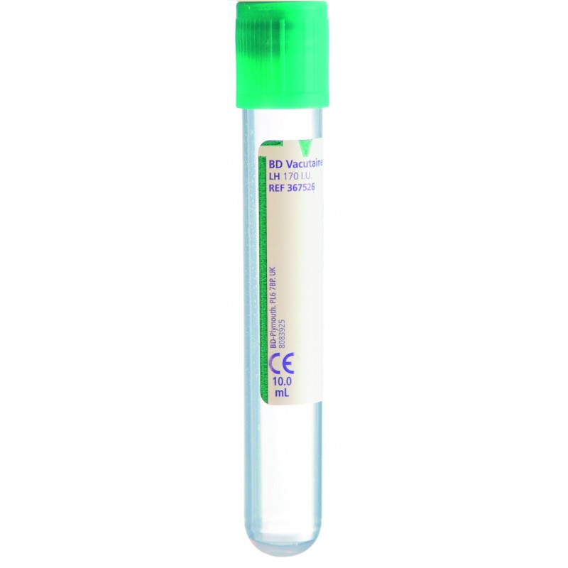 Probówka z heparyną litową BD Vacutainer 10ml, 100szt./op.