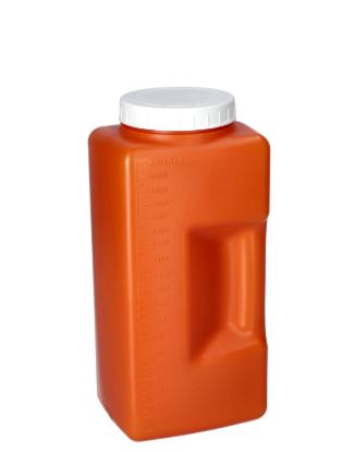 Butelka do zbiórki moczu 2000ml, brązowa