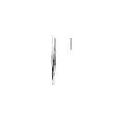 Pęseta anatomiczna metalowa prosta dł. 14 cm - 1 szt