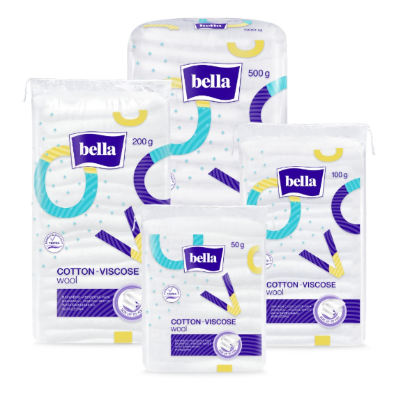 Wata opatrunkowa bawełniano-wiskozowa Bella 200 g