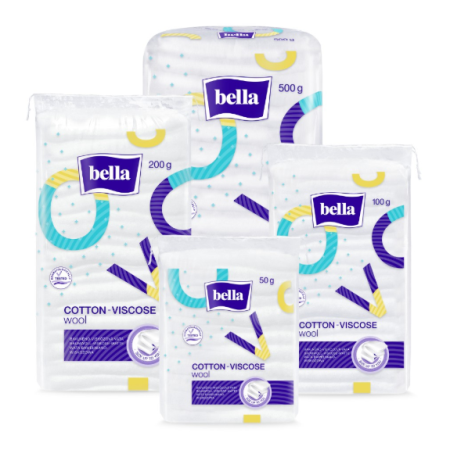 Wata opatrunkowa bawełniano-wiskozowa Bella 200 g