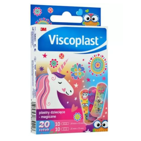 Viscoplast Plastry Dziecięce magiczne  20 szt. 