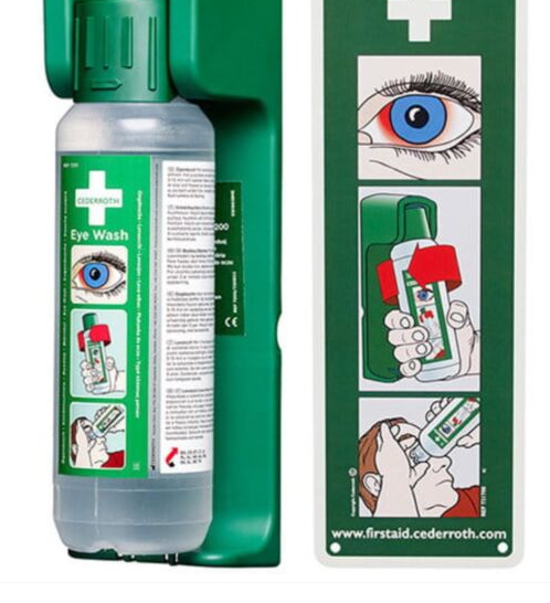 Płukanka do oczu CEDERROTH Eye Wash 500 ml z uchwytem (REF-7251-7200)