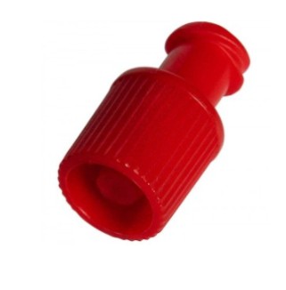 Koreczek luer lock combi czerwony KD-stop - 100 szt.