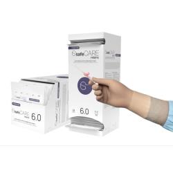 safeCARE micro-rękawice chirurgiczne, lateks PF, sterylne, beż, 6.5, 1 para