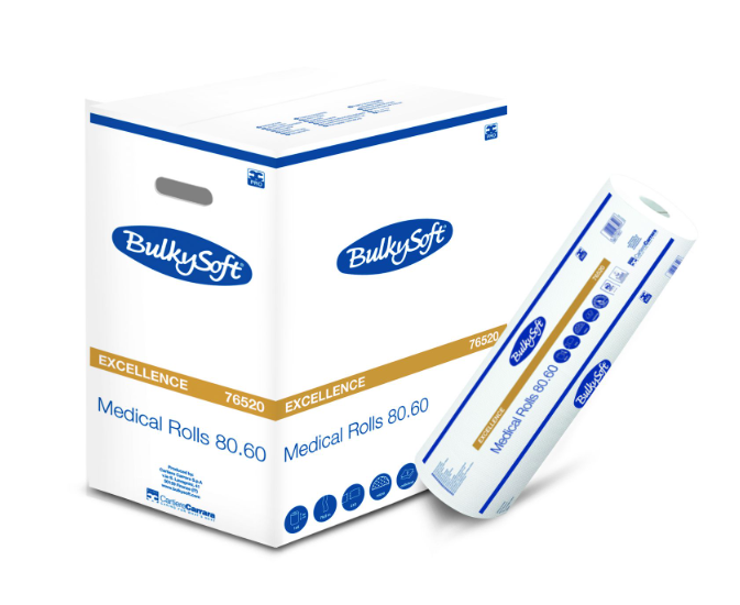 BulkySoft Excellence, 2 w. biały, celulozowy, rolka 60 cm x 80- 6rolek